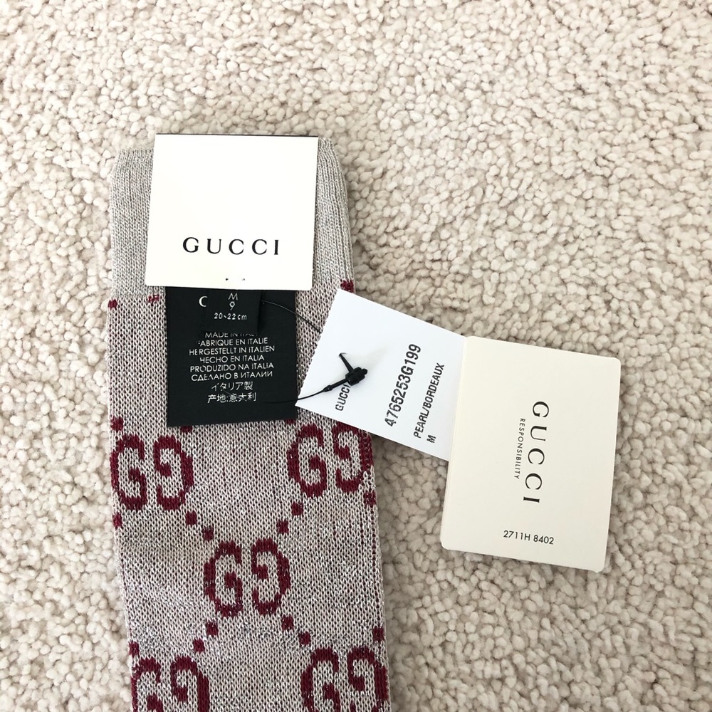 Authentic Gucci long socks - Picture 6 of 8